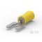 Te Connectivity Fork Terminal, #5 Stud Size, 22 AWG, 300 V, Nylon Insulated, Yellow 52923 - alternate 1